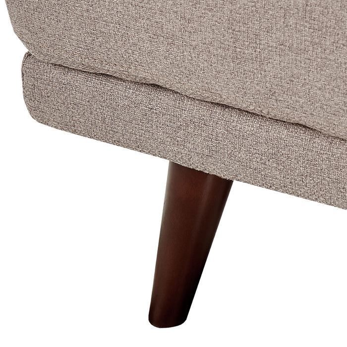 Beliani - DALUM - Tweezitsbank - Bruin - Polyester