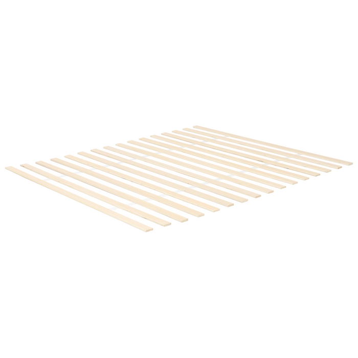 Beliani - LESSAY - Tweepersoonsbed - Off-white - 160 x 200 cm - Bouclé