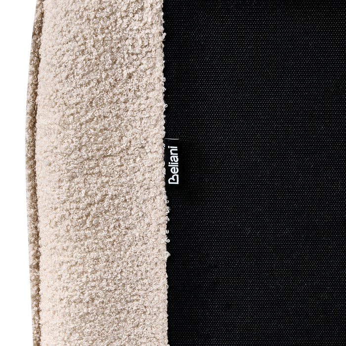 Beliani - LAVAUR - Tweepersoonsbed - Beige - 180 x 200 cm - Bouclé