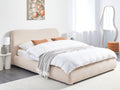 Beliani-BLAGNAC-Bed met opbergruimte-Lichtbeige-160 x 200 cm-Bouclé