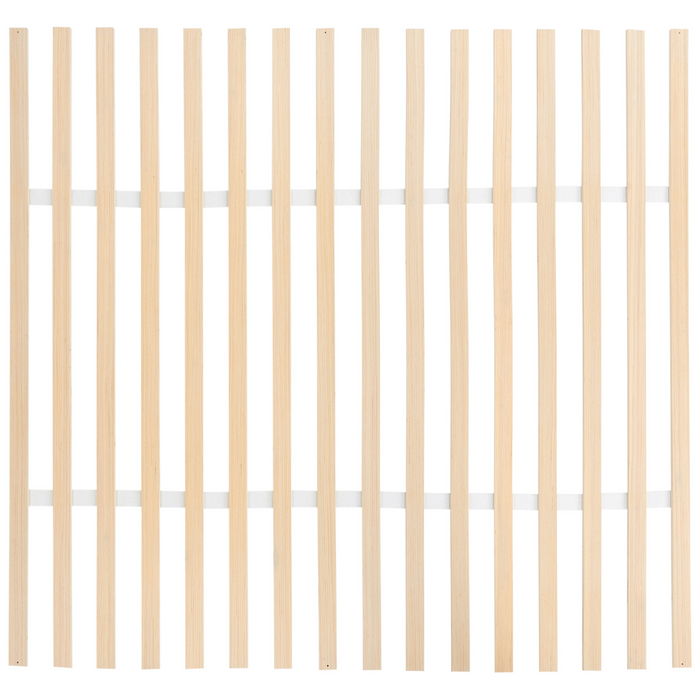 Beliani - LESSAY - Tweepersoonsbed - Off-white - 180 x 200 cm - Bouclé