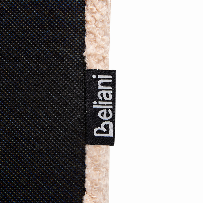 Beliani - ALBI - Tweepersoonsbed - Beige - 180 x 200 cm - Bouclé