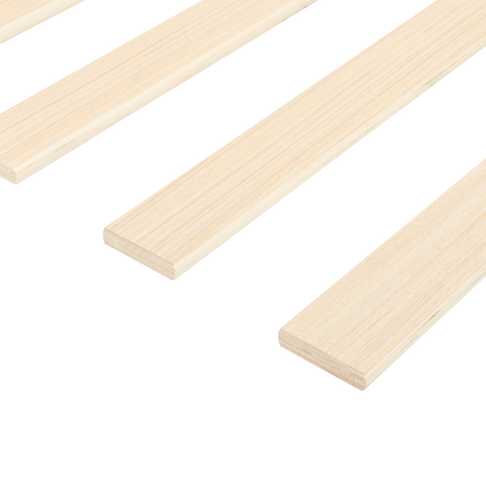 Beliani - LESSAY - Tweepersoonsbed - Off-white - 180 x 200 cm - Bouclé