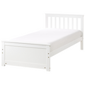 Beliani - OLENDON - Eenpersoonsbed - Wit - 90 x 200 cm - Dennenhout
