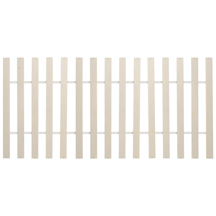 Beliani - OLENDON - Eenpersoonsbed - Wit - 90 x 200 cm - Dennenhout