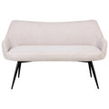 Beliani - ARENDAL - Eetkamerbank - Beige - Polyester