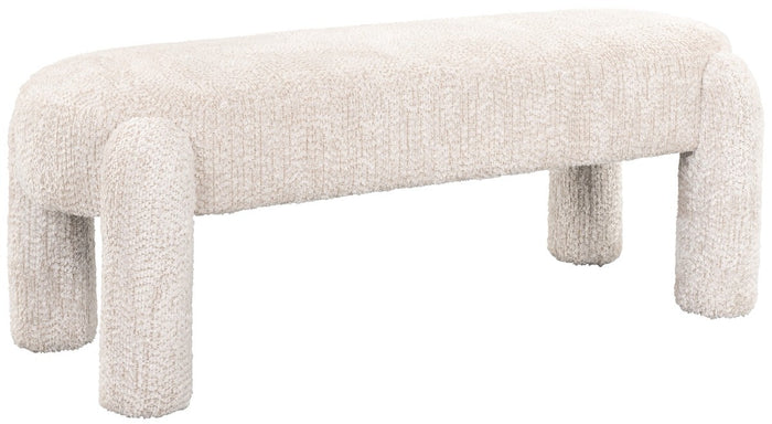 Richmond Interiors Holly Poef Lovely Creme 123 cm