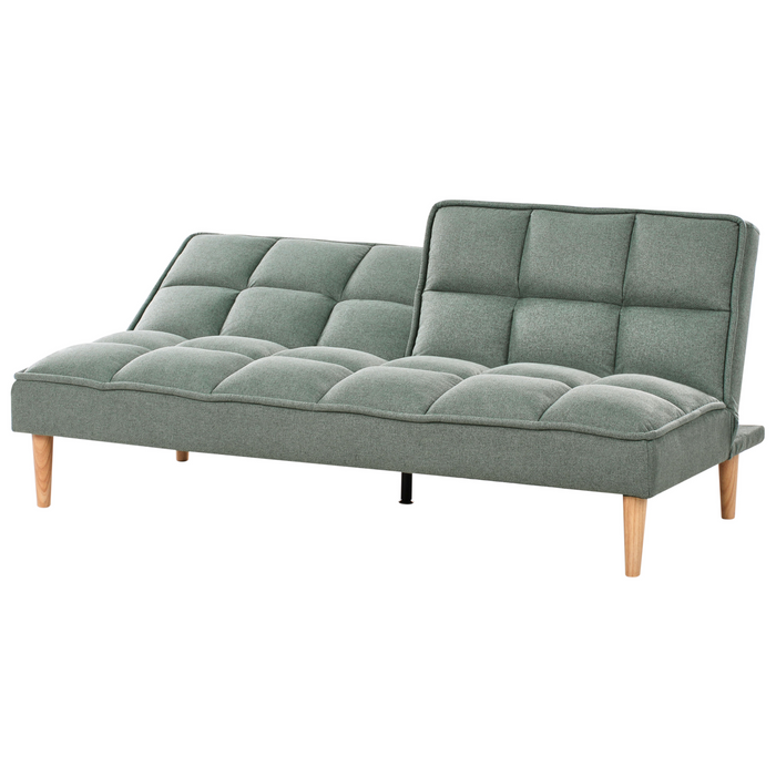 Beliani - SILJAN - Slaapbank 3-zits - Lichtgroen - Polyester