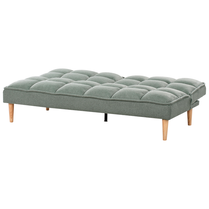 Beliani - SILJAN - Slaapbank 3-zits - Lichtgroen - Polyester