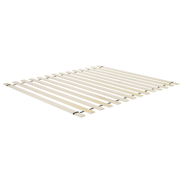 Beliani-LESTRE-Tweepersoonsbed-Gebroken wit-160 x 200 cm-Linnen