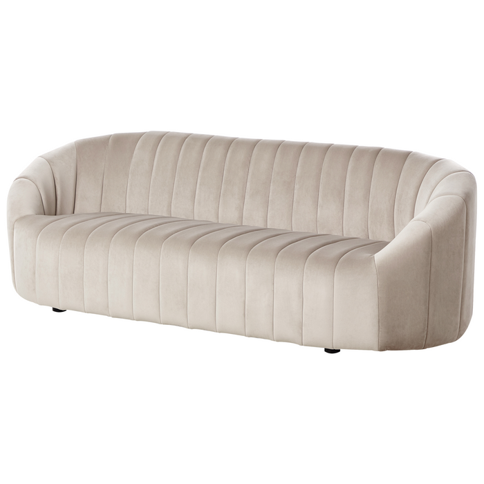 Beliani - MALUNG - Bankenset - Beige - Fluweel