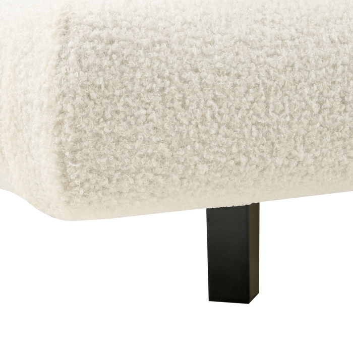 Beliani-SOULISSE-Tweepersoonsbed-Off-white-180 x 200 cm-Bouclé