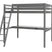 LUCEVI - Pino Mezzanine bed + Ladder + Bureau - Grijs - 140x200 cm