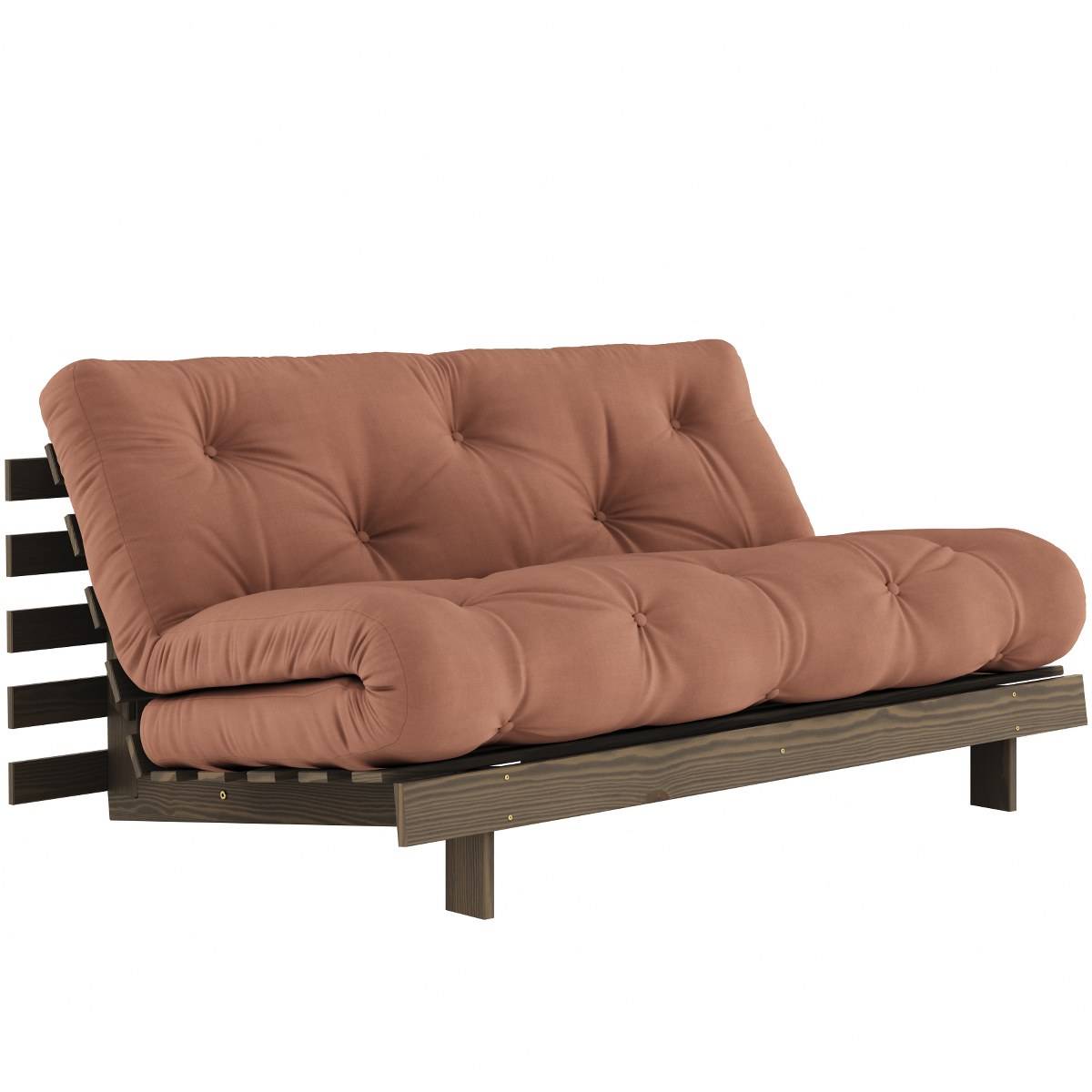 Karup design slaapbank Roots 160 carob bruin