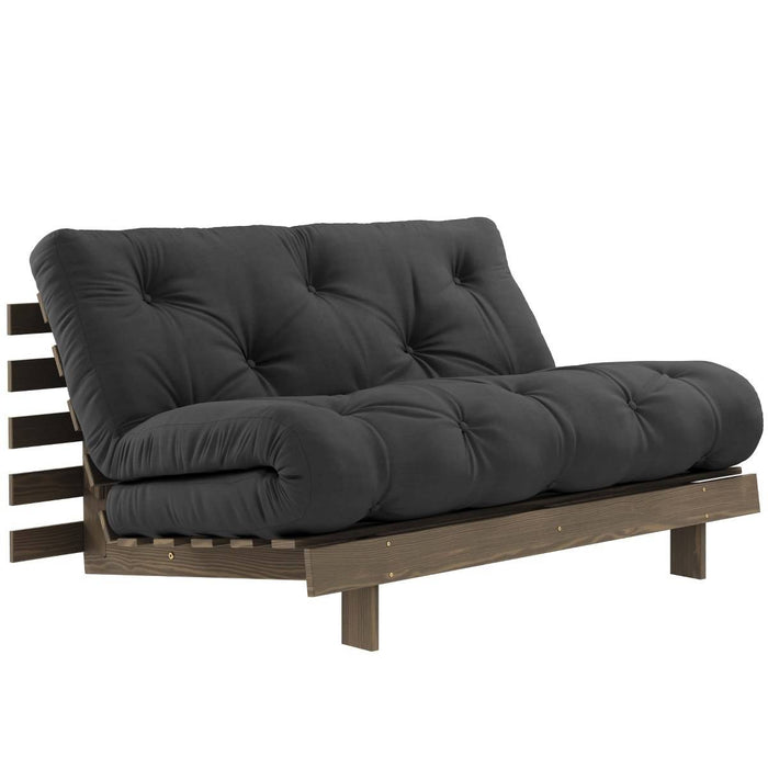 Karup design slaapbank Roots 140 carob bruin