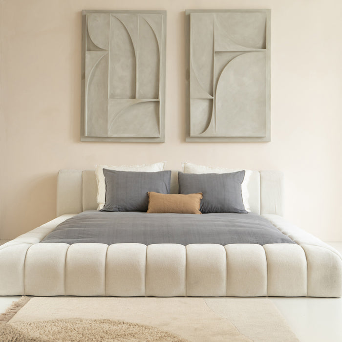 Adore - Designbed Beige Boxspring 160 x 200 Incl Matras