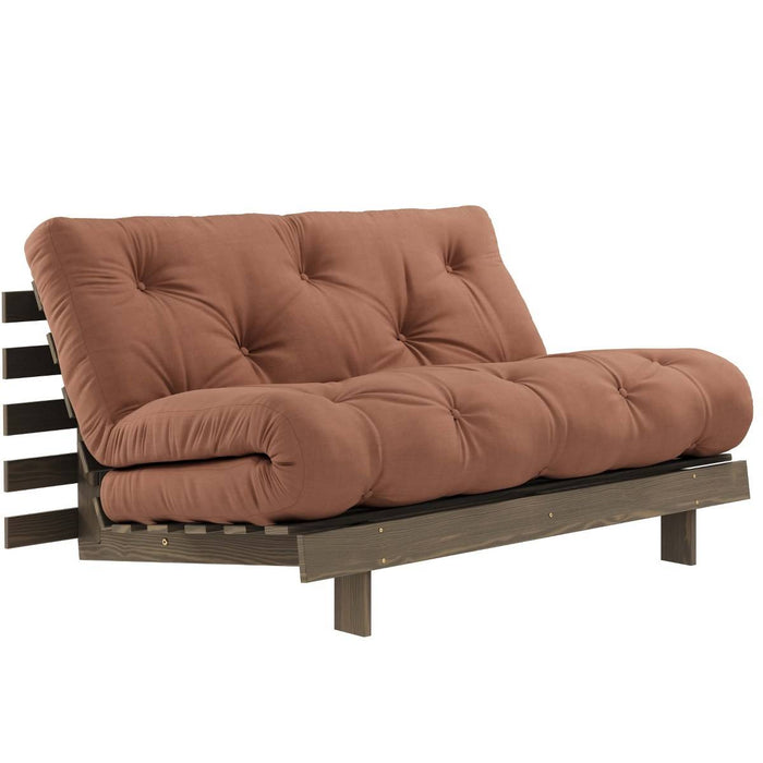 Karup design slaapbank Roots 140 carob bruin