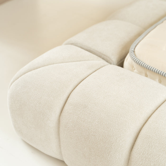 Adore - Designbed Beige Boxspring 160 x 200 Incl Matras