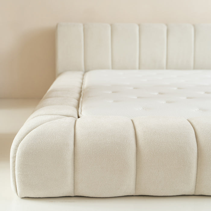 Adore - Designbed Beige Boxspring 160 x 200 Incl Matras
