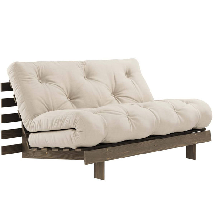 Karup design slaapbank Roots 140 carob bruin