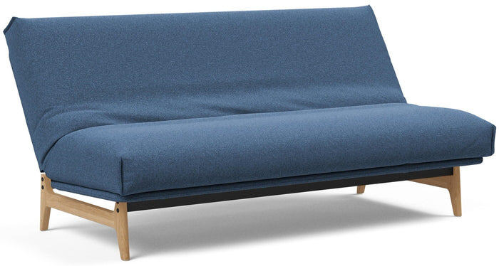Innovation Aslak Blauw Bouclé Slaapbank 140 cm