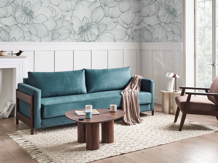 Beliani - ORSA - Slaapbank - Groen - Polyester