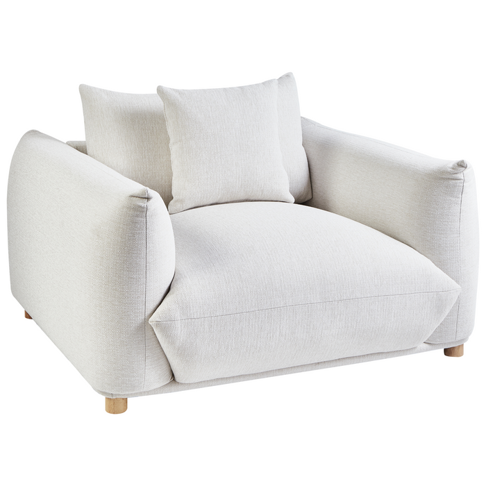 Beliani - LUVOS - Banken set - Gebroken wit - Polyester