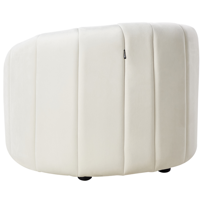 Beliani - MALUNG - Bankenset - Gebroken wit - Fluweel