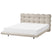 Beliani-SOULISSE-Tweepersoonsbed-Beige-160 x 200 cm-Polyester