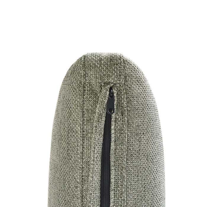 Beliani - EWRON - Chaise longue - Olijfgroen - Rechtszijdig - Stof