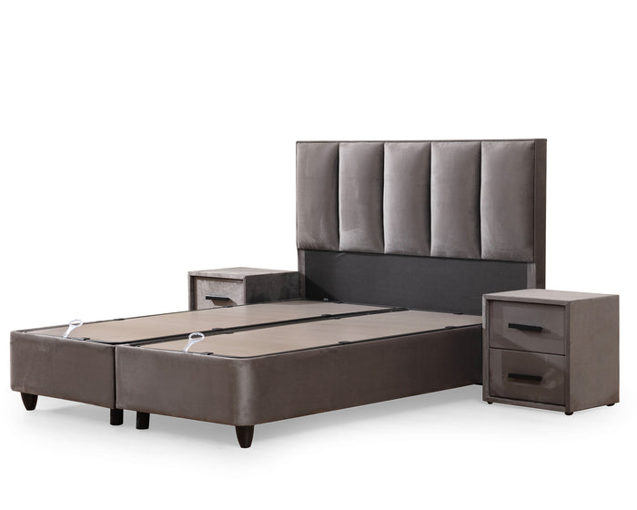 SKYBEDD ® Birdybedd Boxspring met Opbergruimte en Matras