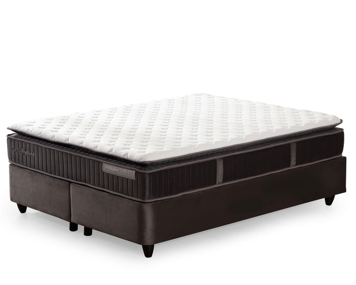 SKYBEDD ® Birdybedd Boxspring met Opbergruimte en Matras