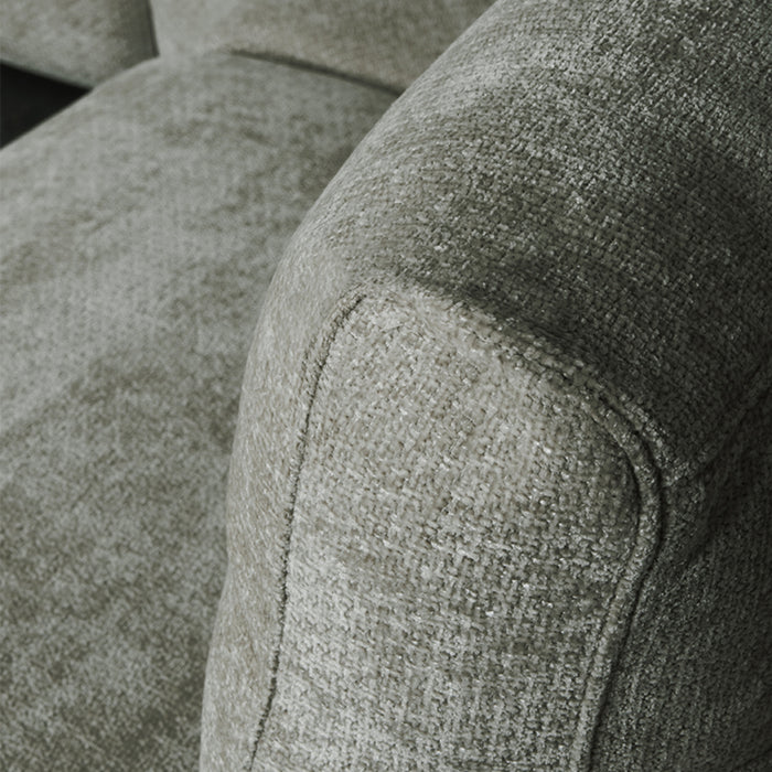 LABEL51 - Hoekbank Milano Links - Hunter Elite - Zwart Metaal