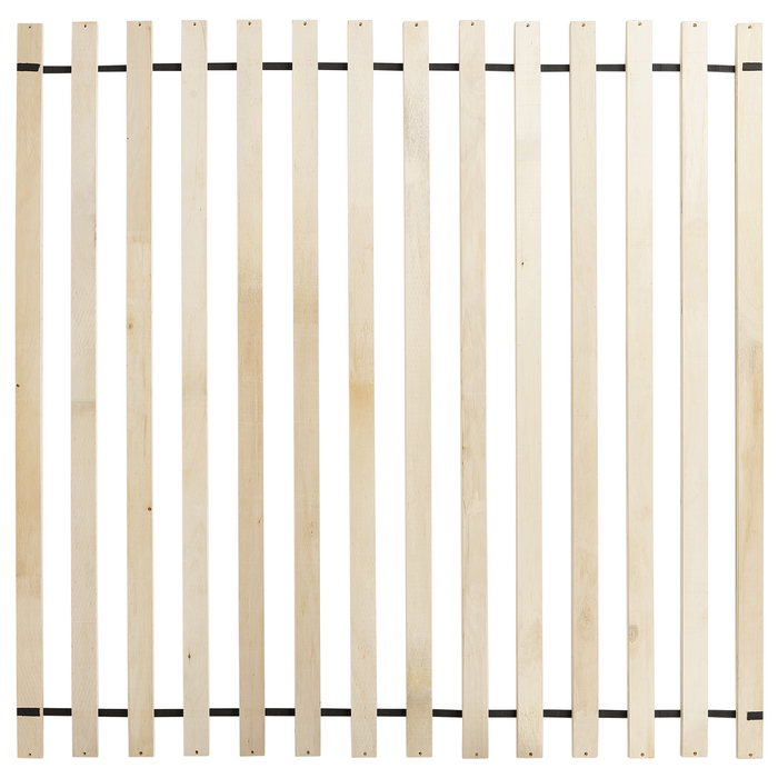 Beliani - LESTRE - Tweepersoonsbed - Groen - 180 x 200 cm - Linnen