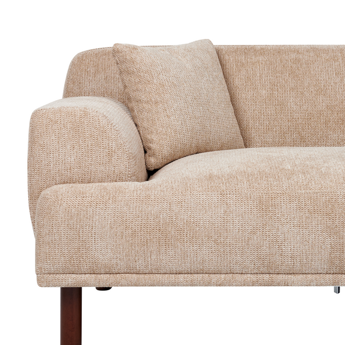 Beliani - HOLT - Hoekbank - Beige - Linkszijdig - Polyester