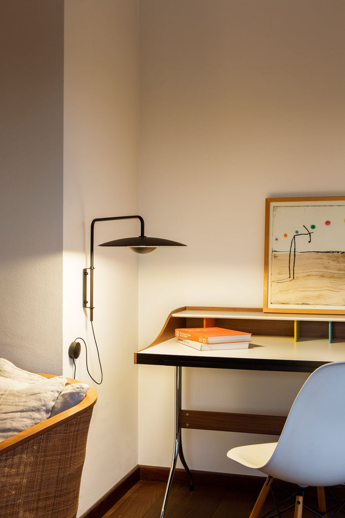 Marset Ginger A wandlamp LED plug-in eiken