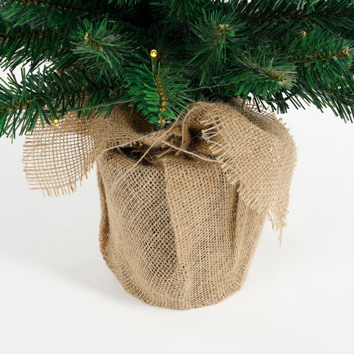 Black Box Trees Gerlos Smalle Kunstkerstboom in Jute - H90
