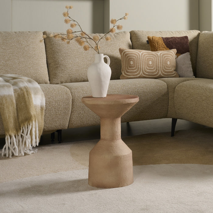 Bijzettafel Kremmen Beige|Bruin|Creme