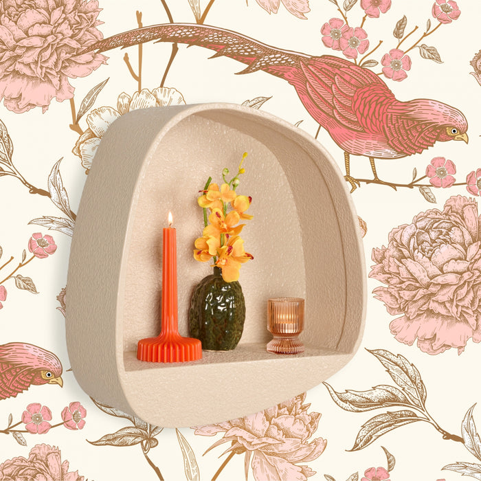 Wandrek Sauve Beige - Hout - 44x49x21cm (BxHxD)