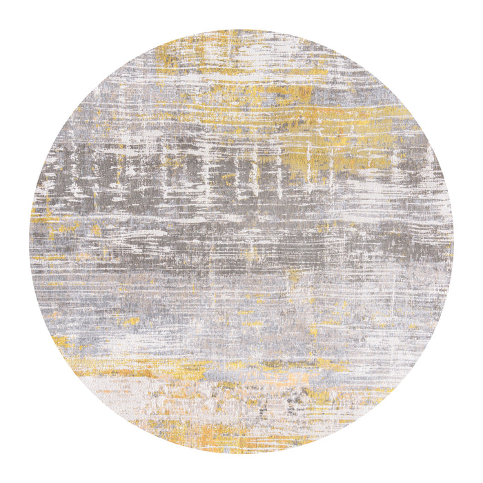 Louis de Poortere Streaks Vloerkleed Ø 140 cm - Sea Bright Sunny