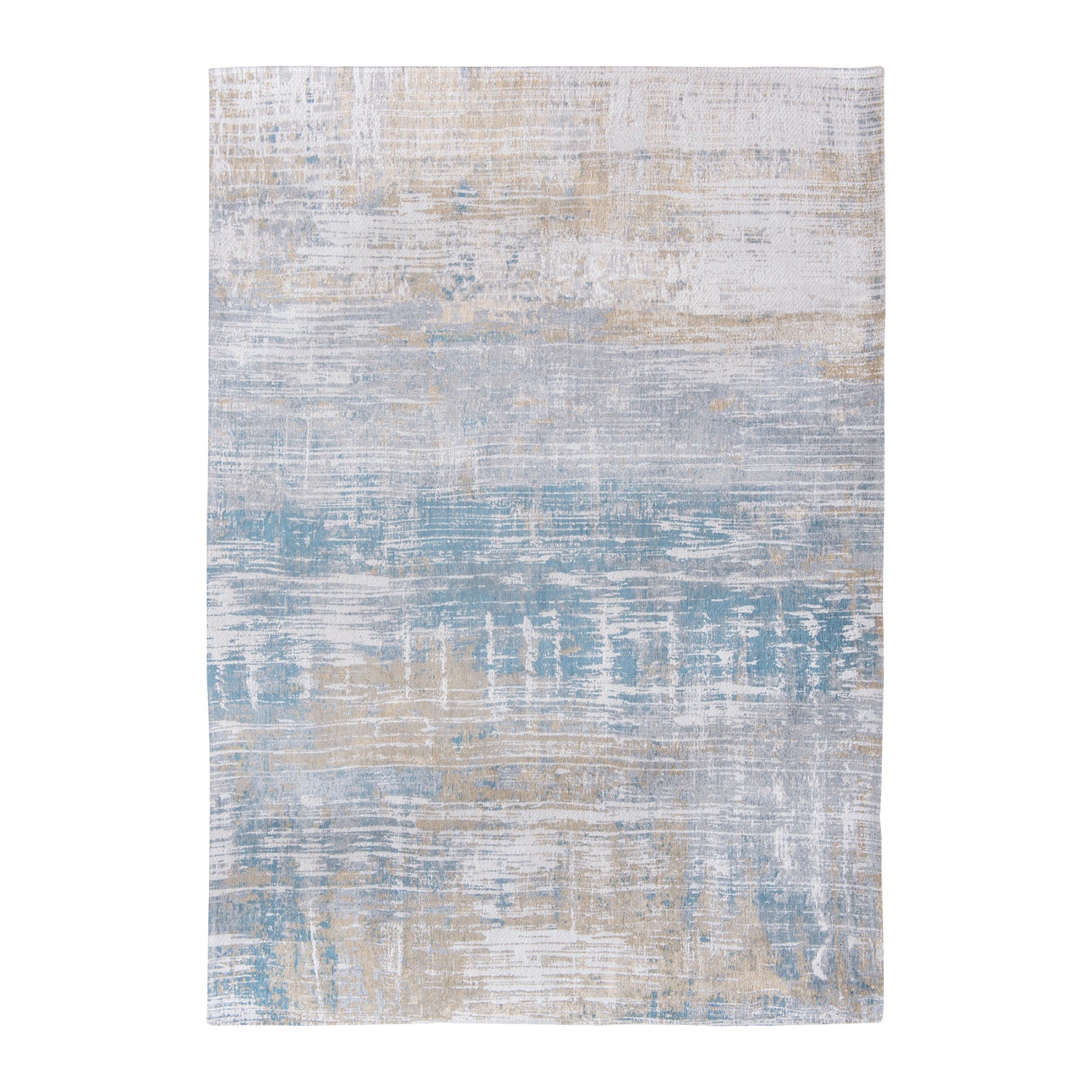 Louis de Poortere Streaks Vloerkleed 80 x 150 cm - Long Island Blue