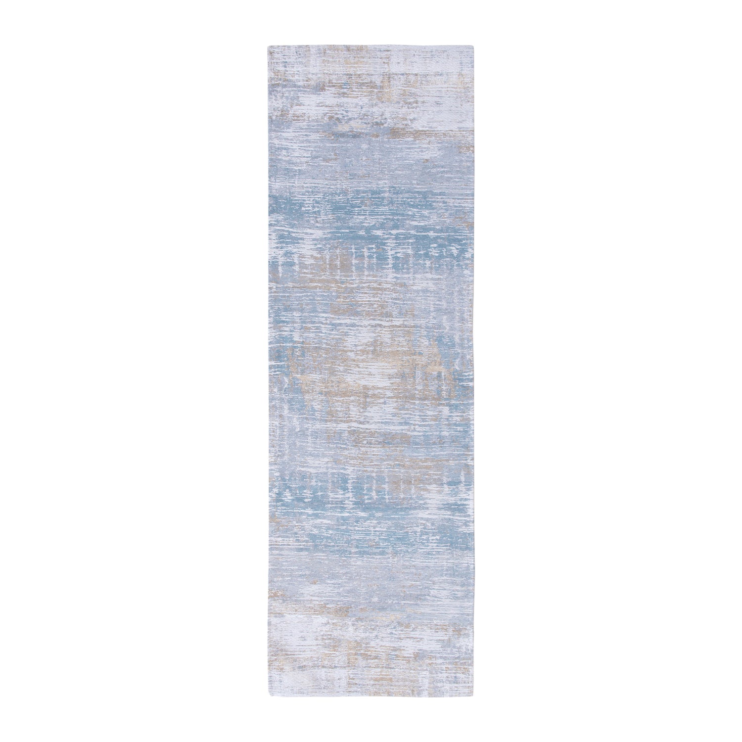 Louis de Poortere Streaks Runner Vloerkleed 80 x 250 cm - Long Island Blue