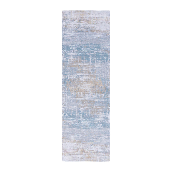 Louis de Poortere Streaks Runner Vloerkleed 80 x 250 cm - Long Island Blue
