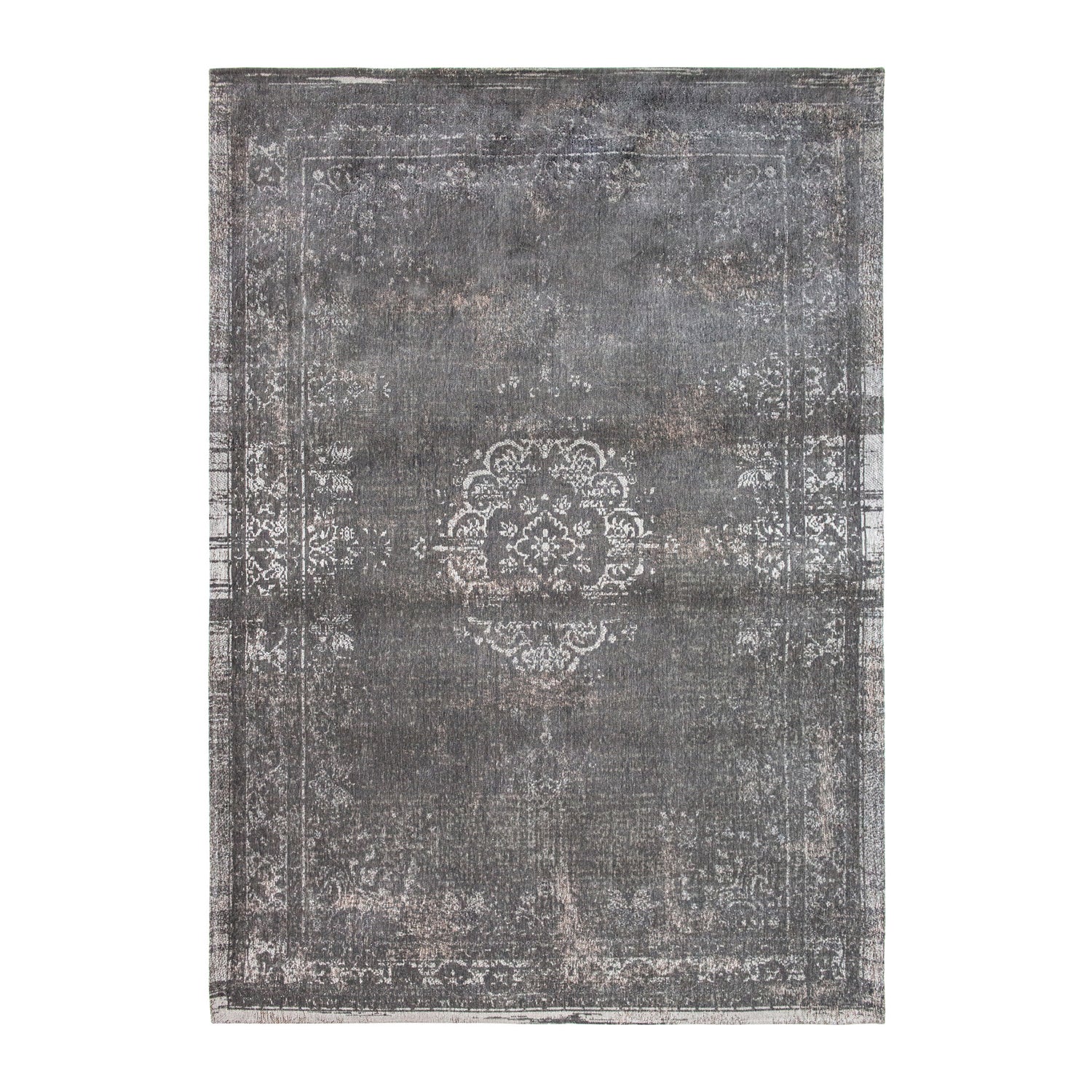 Louis de Poortere Medallion Fading World Vloerkleed 80 x 150 cm - Stone