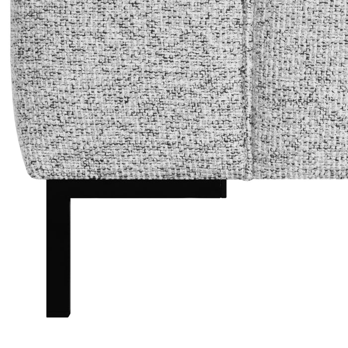 by fonQ Loft Hoekbank met Chaise Longue Rechts - Chenille Melange - Ecru