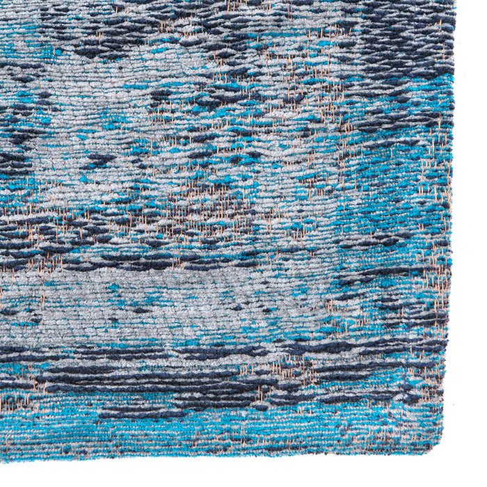 Louis de Poortere Medallion Fading World Vloerkleed 240 x 340 cm - Grey Turquoise