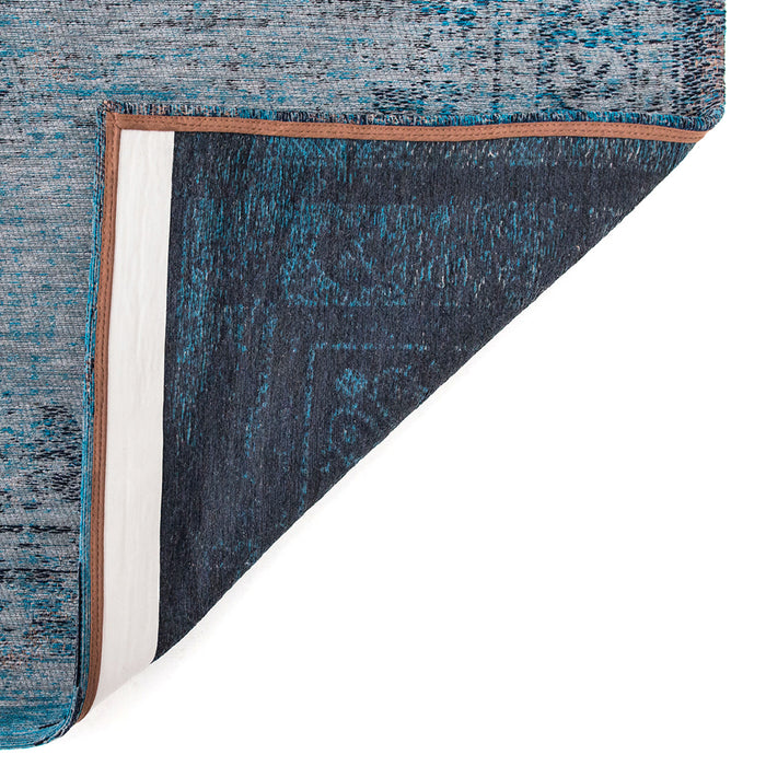 Louis de Poortere Medallion Fading World Vloerkleed 240 x 340 cm - Grey Turquoise