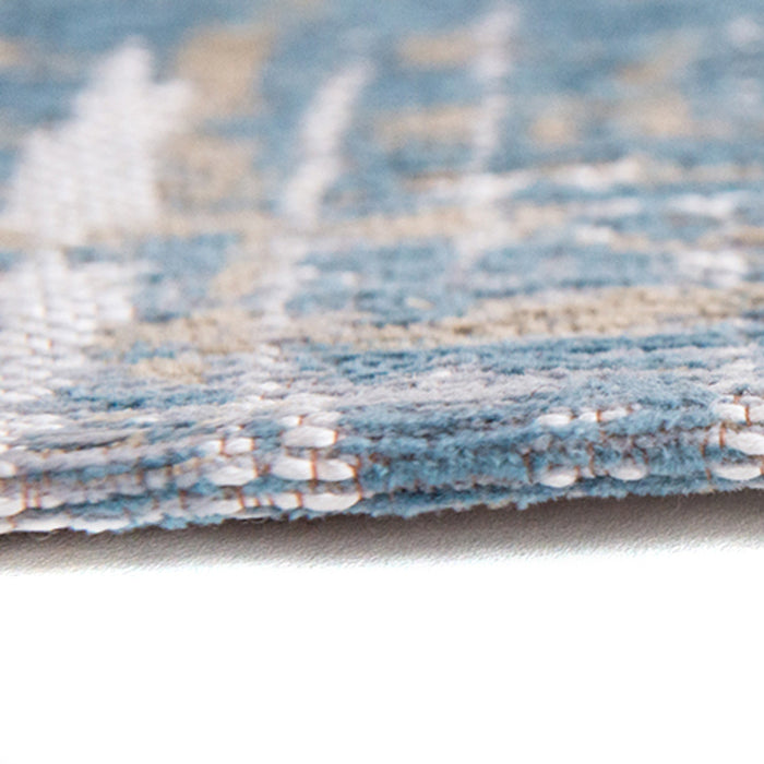 Louis de Poortere Streaks Vloerkleed 140 x 200 cm - Long Island Blue