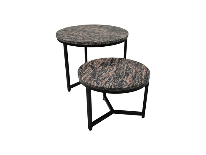 HSM Collection Set van 2 ronde salontafels Gareth