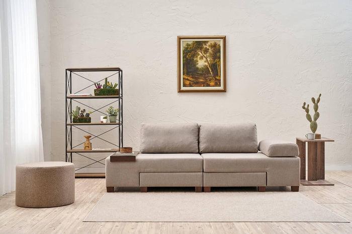 Kalune Design 3-zitsslaapbank Perenna linnen